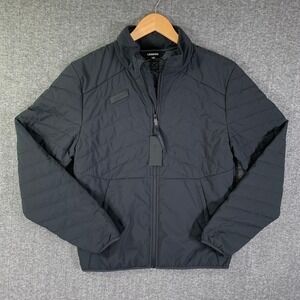 LEGENDS Nuch Puffer Jacket Men Medium Black Quilted Insulated Full Zip NEW